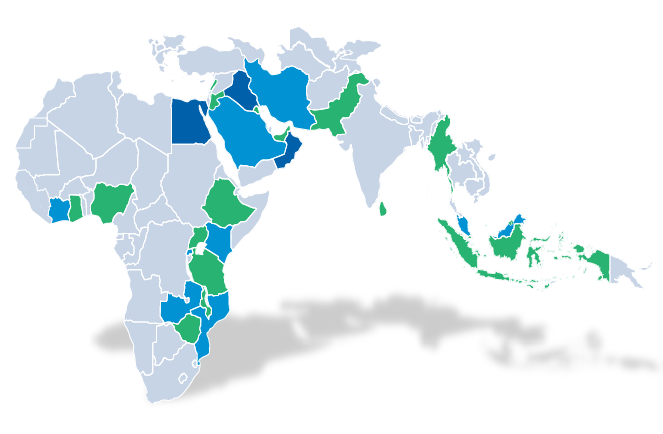 Global Coverage map